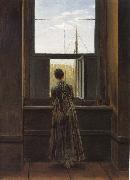 Caspar David Friedrich Woman at a Window china oil painting reproduction